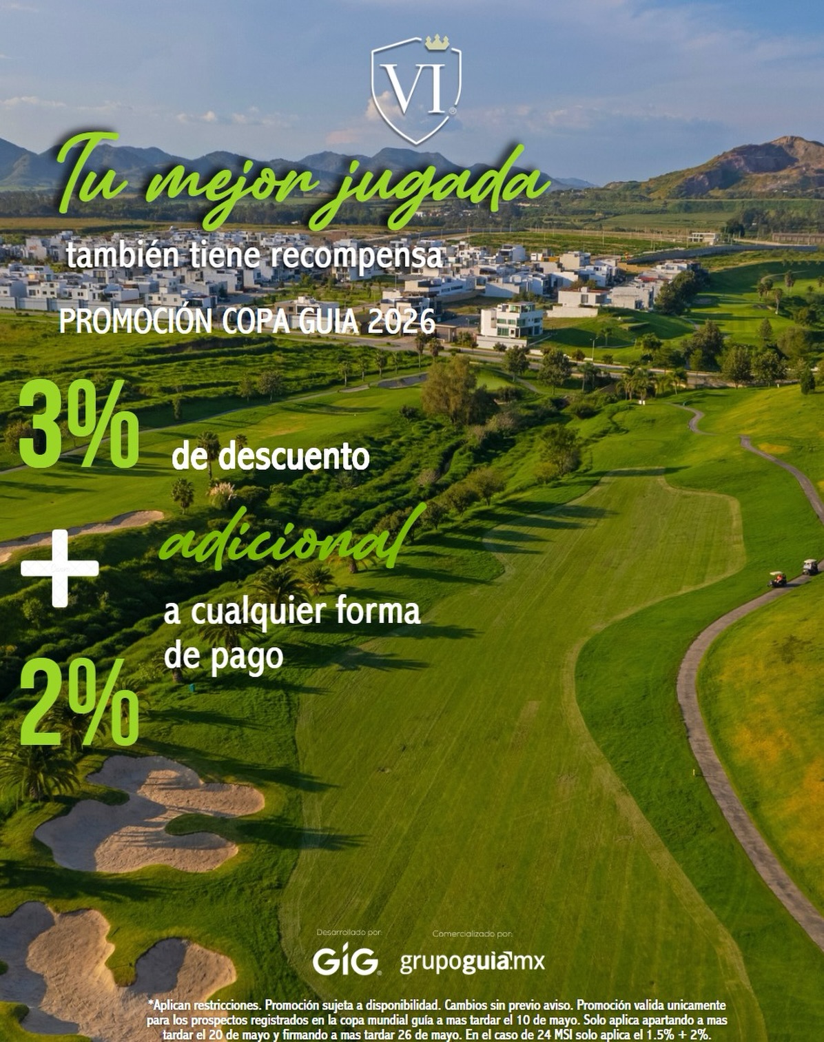 3% + 2% de descuento adicional